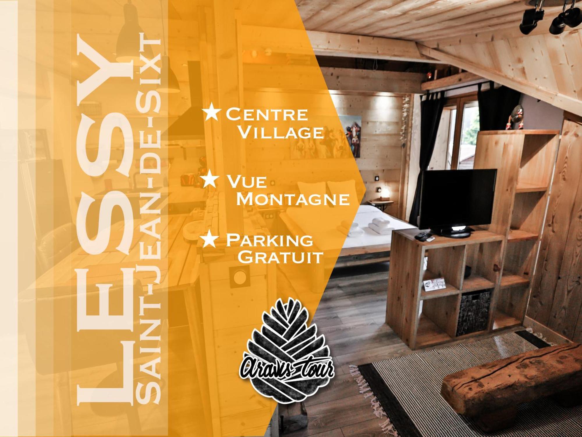 Studio Lessy - Centre Village - Aravistour Saint-Jean-de-Sixt Bagian luar foto